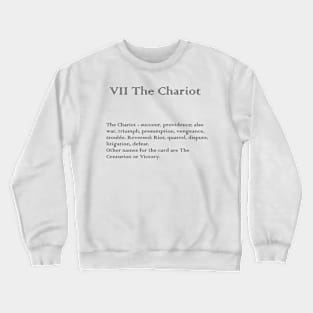 The Chariot Tarot Arcana meaning Crewneck Sweatshirt